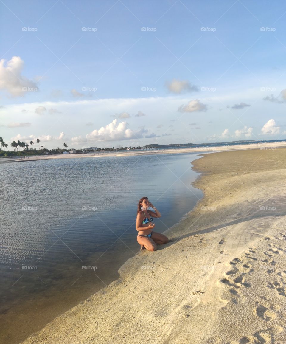 girl in Beach