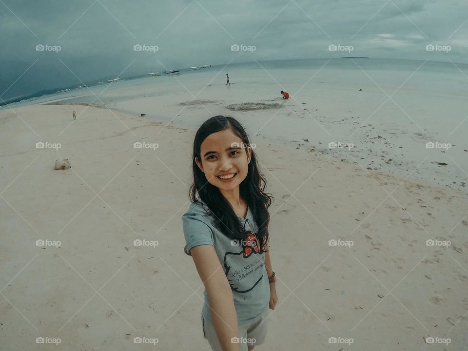 Selfie on the beach