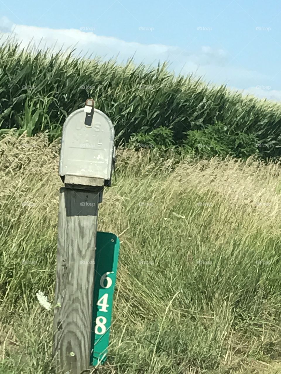 Mailbox for old house in Illinois 