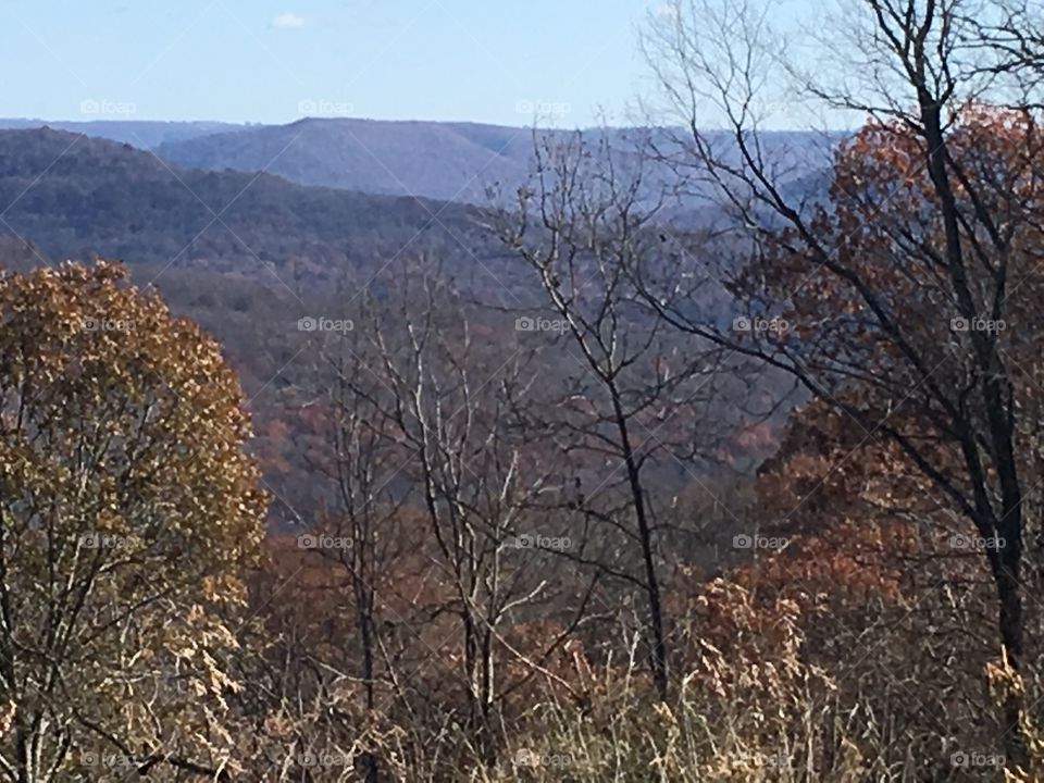 A day out on the mountain most of the fall colors are gone from the freeze we had.