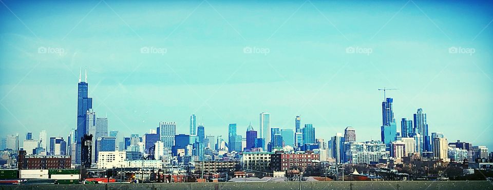 City skyline view 