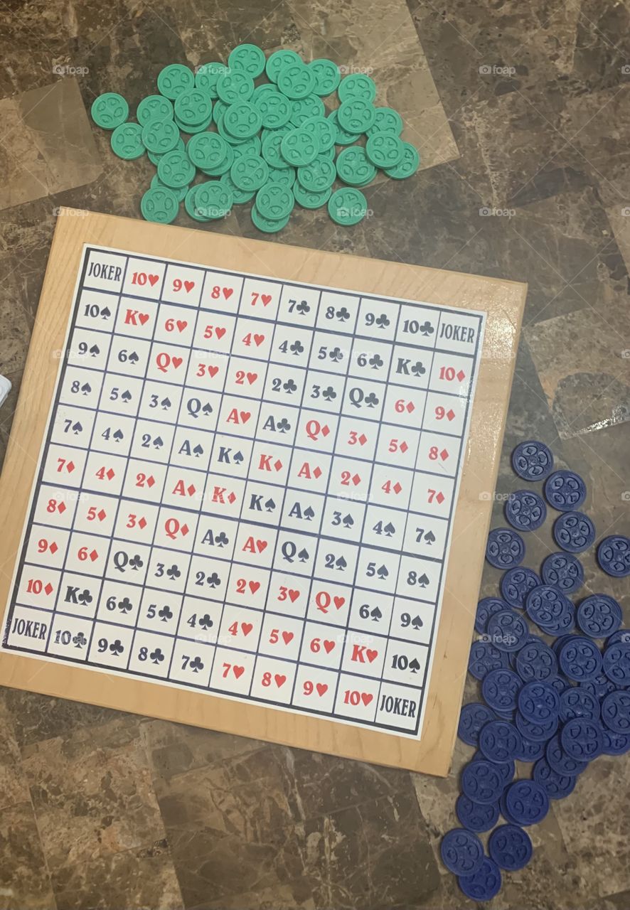 Sequence board game 