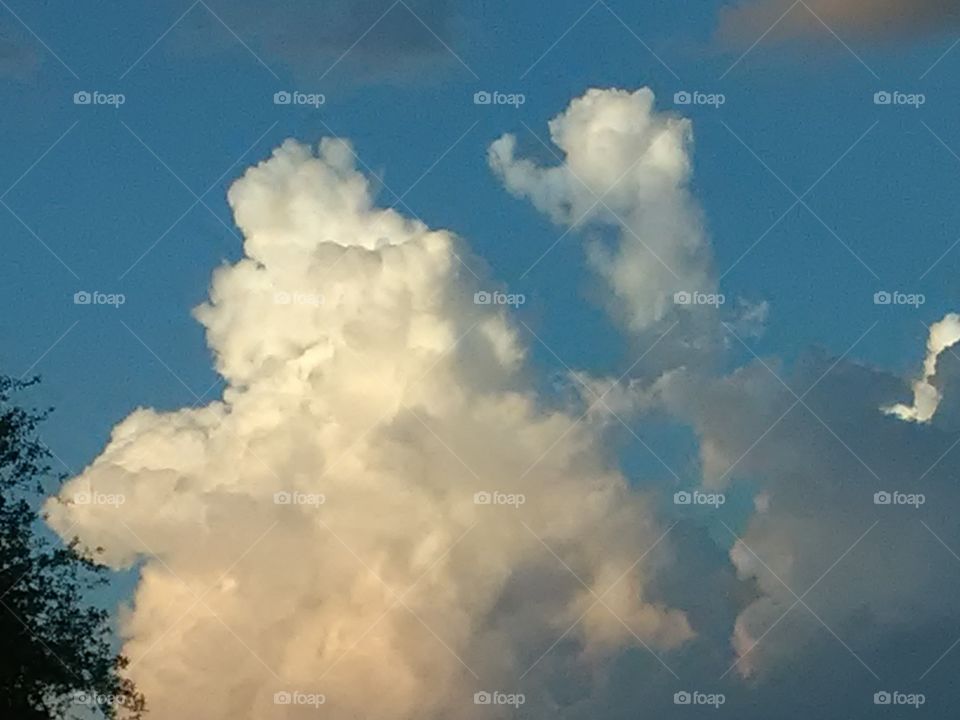 clouds at dusk