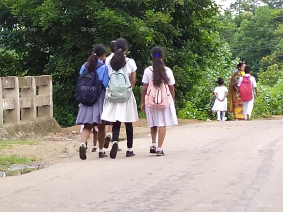 after school we are back to home