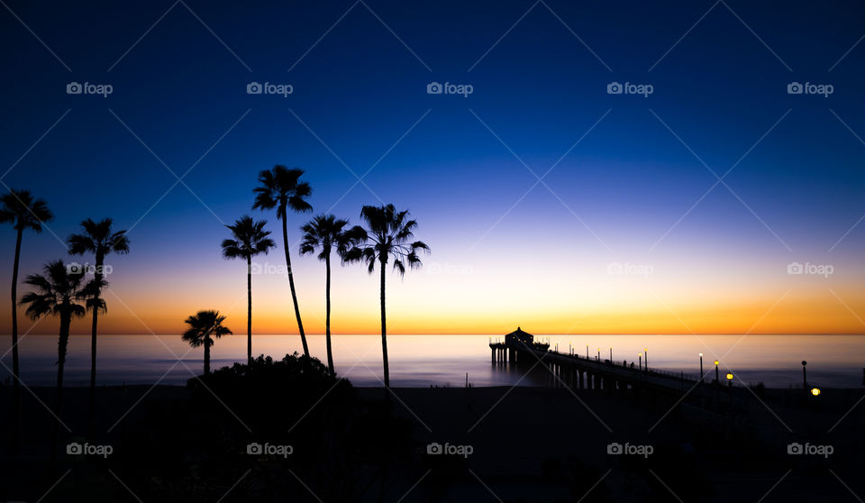 Dramatic view of beach