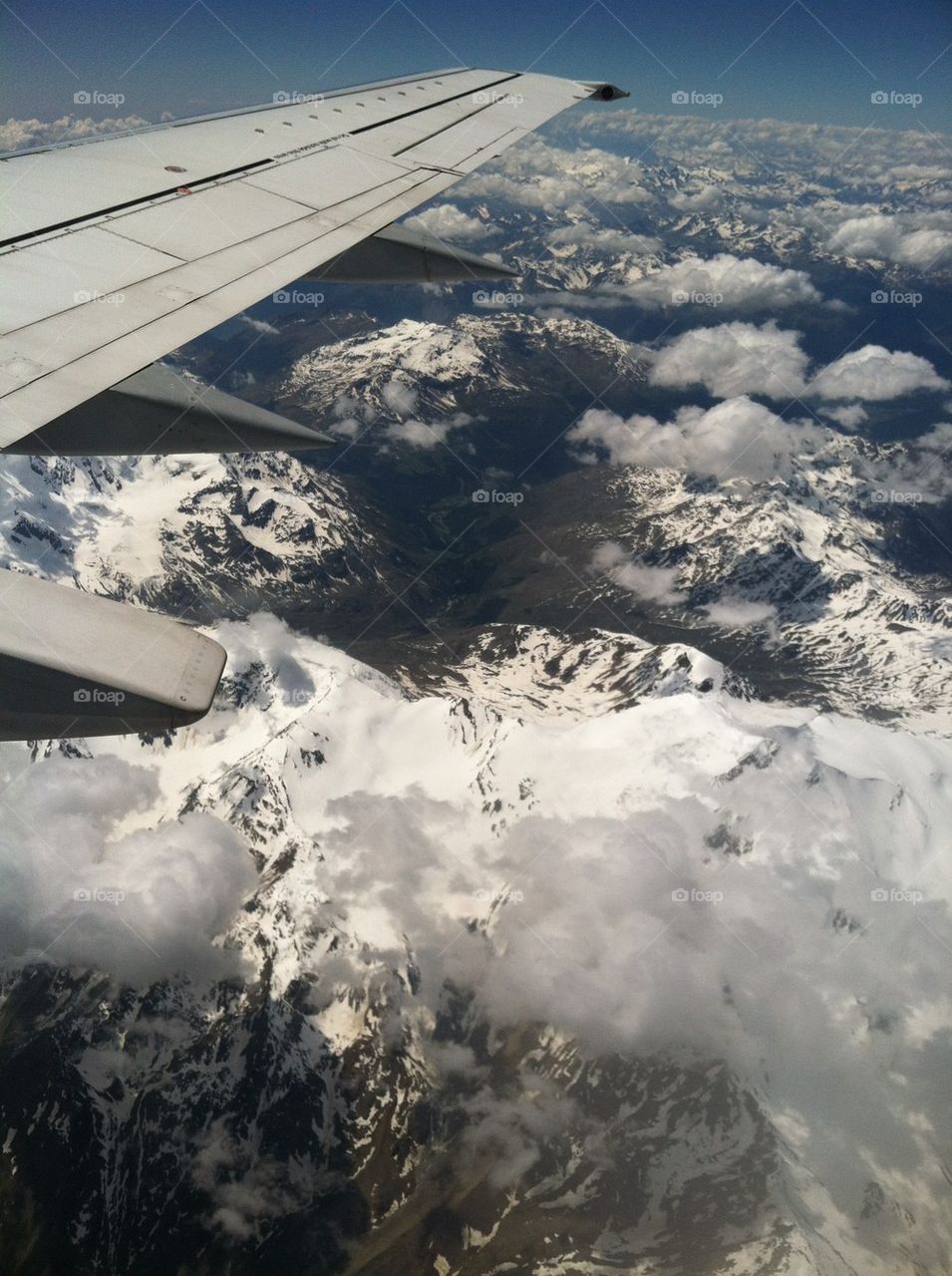 over the Alps