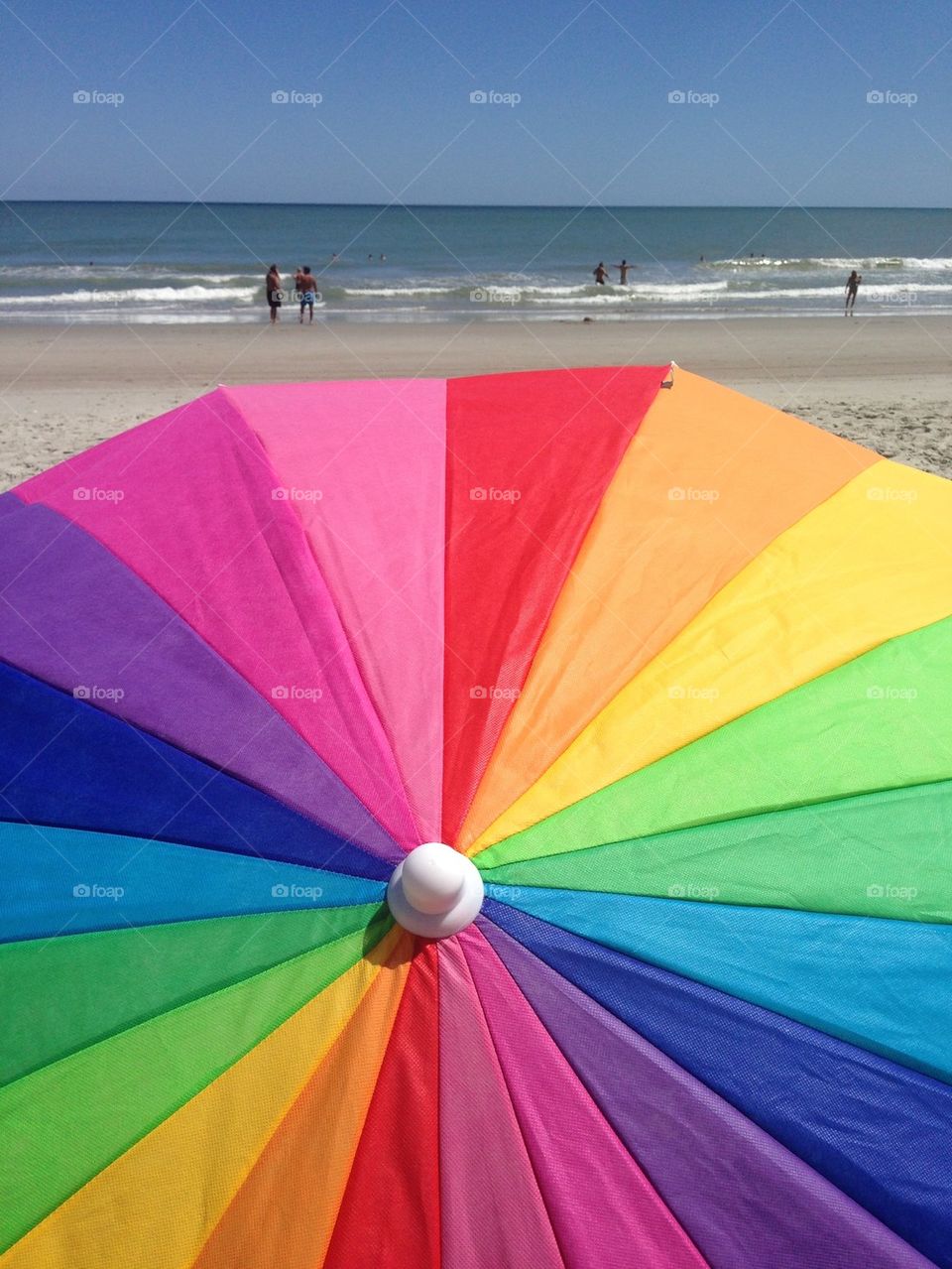 Colorful Beach umbrella