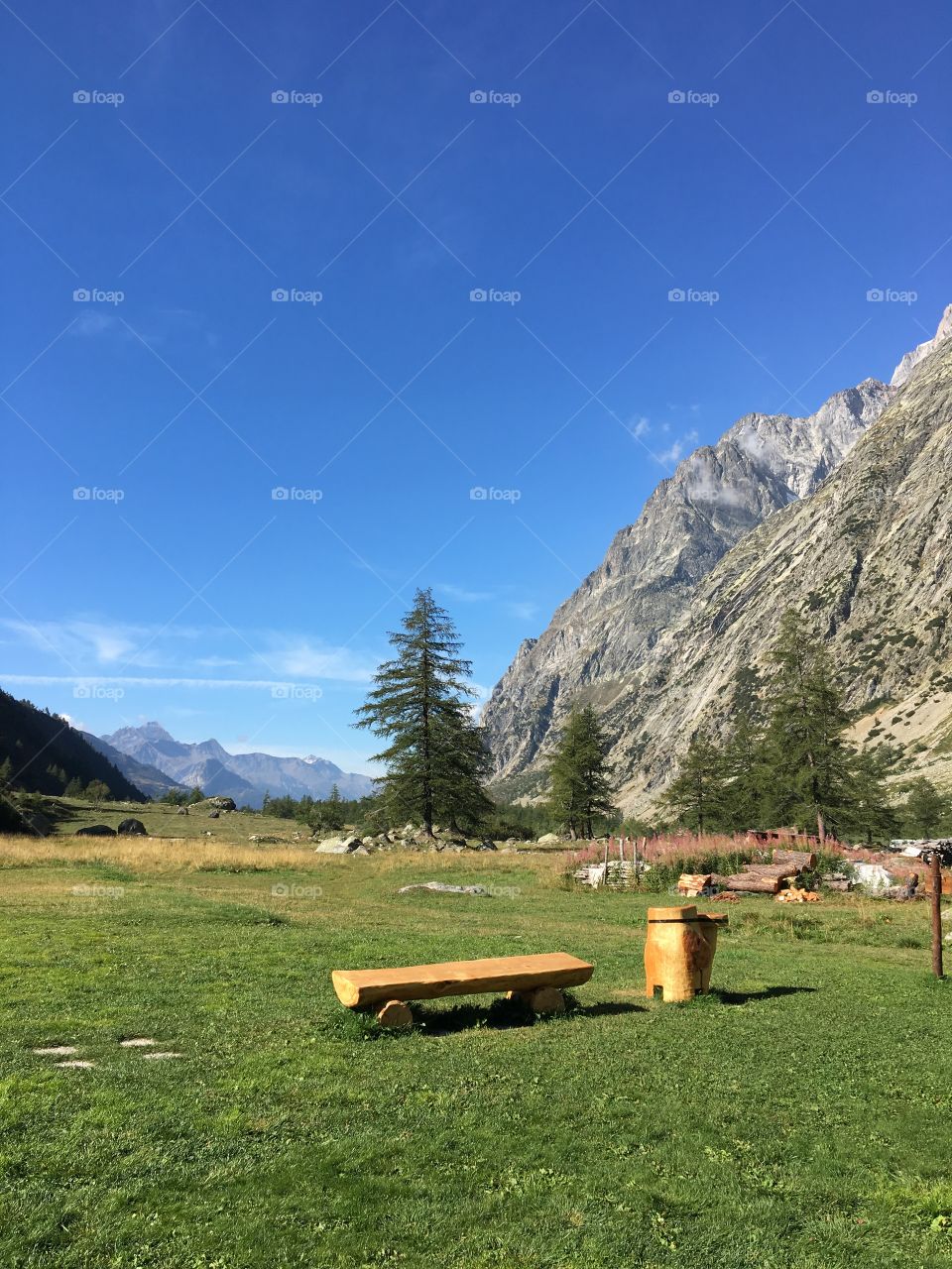 A nice place to chill and admire landscape 