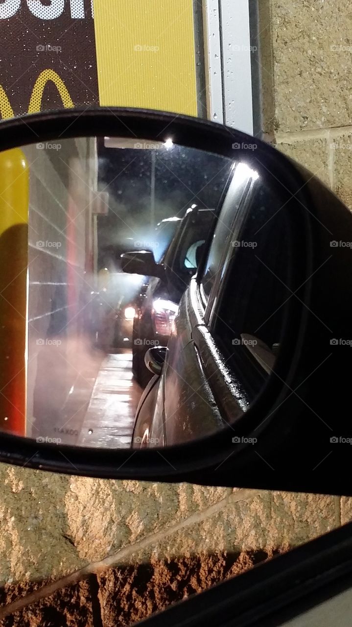 Waiting on breakfast. waiting in line for breakfast, I noticed all the cats lined up behind me....waiting for their breakfast, too.