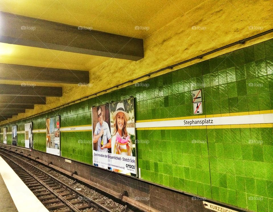 Subway in Hamburg