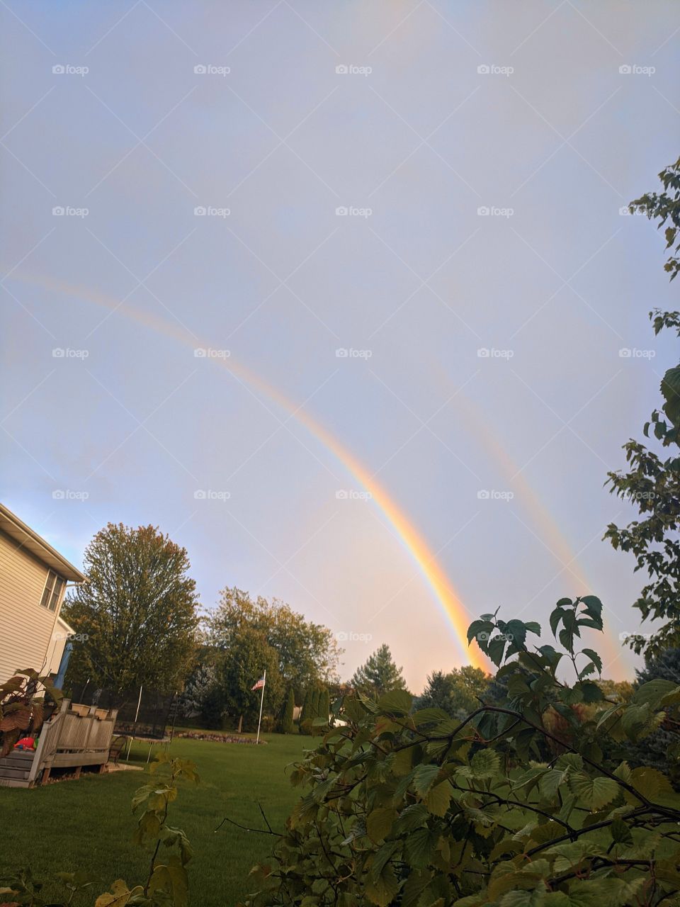 Rainbow 🌈 Nature is so beautiful when it's having rainbow and when it's raining , it's so beautiful ❤️