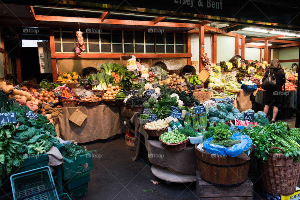 fruit market at Borough Market in London.