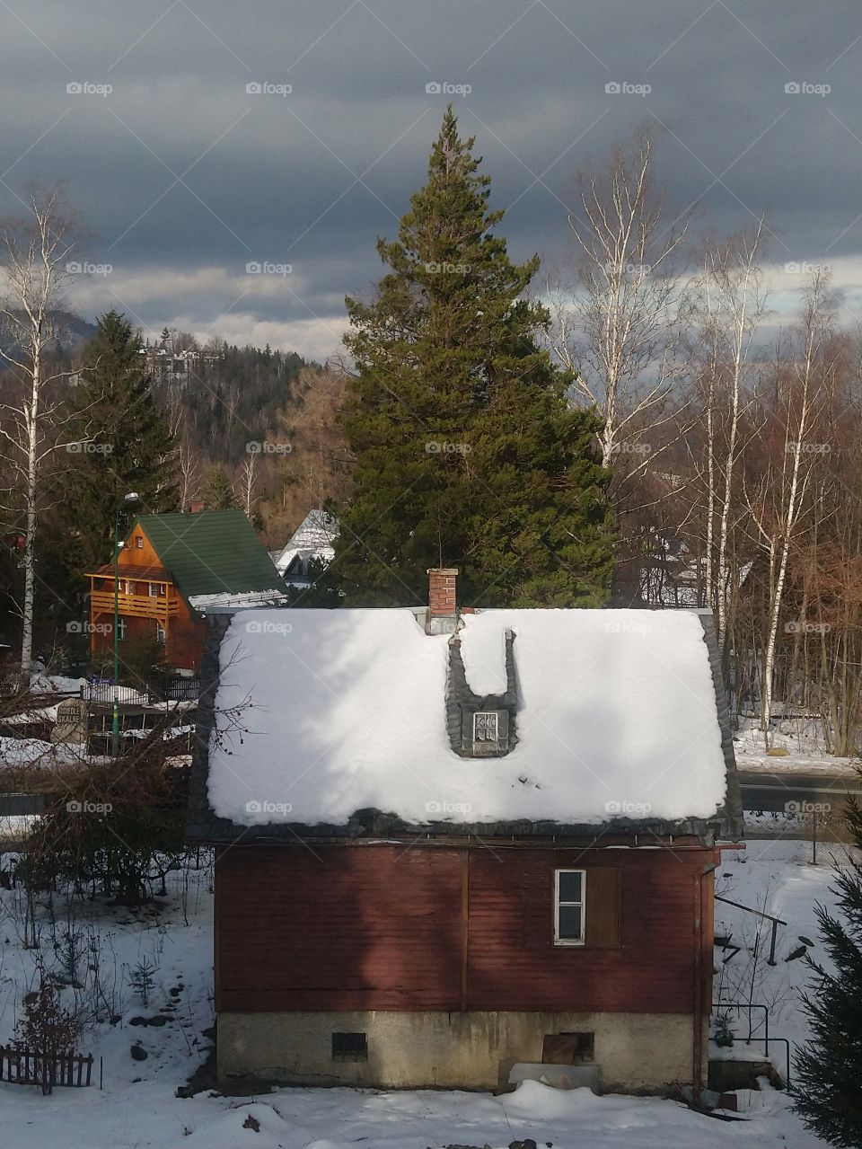 Old house in polish mountain