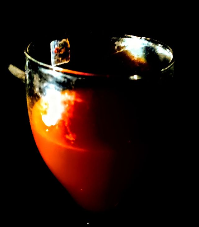 juice and glass