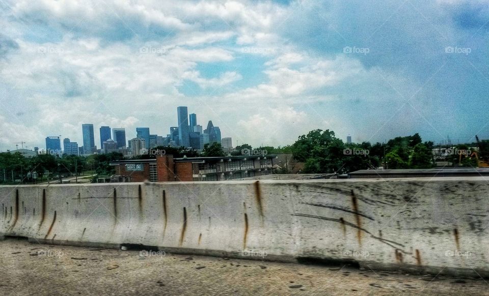 Houston skyline. houston tx