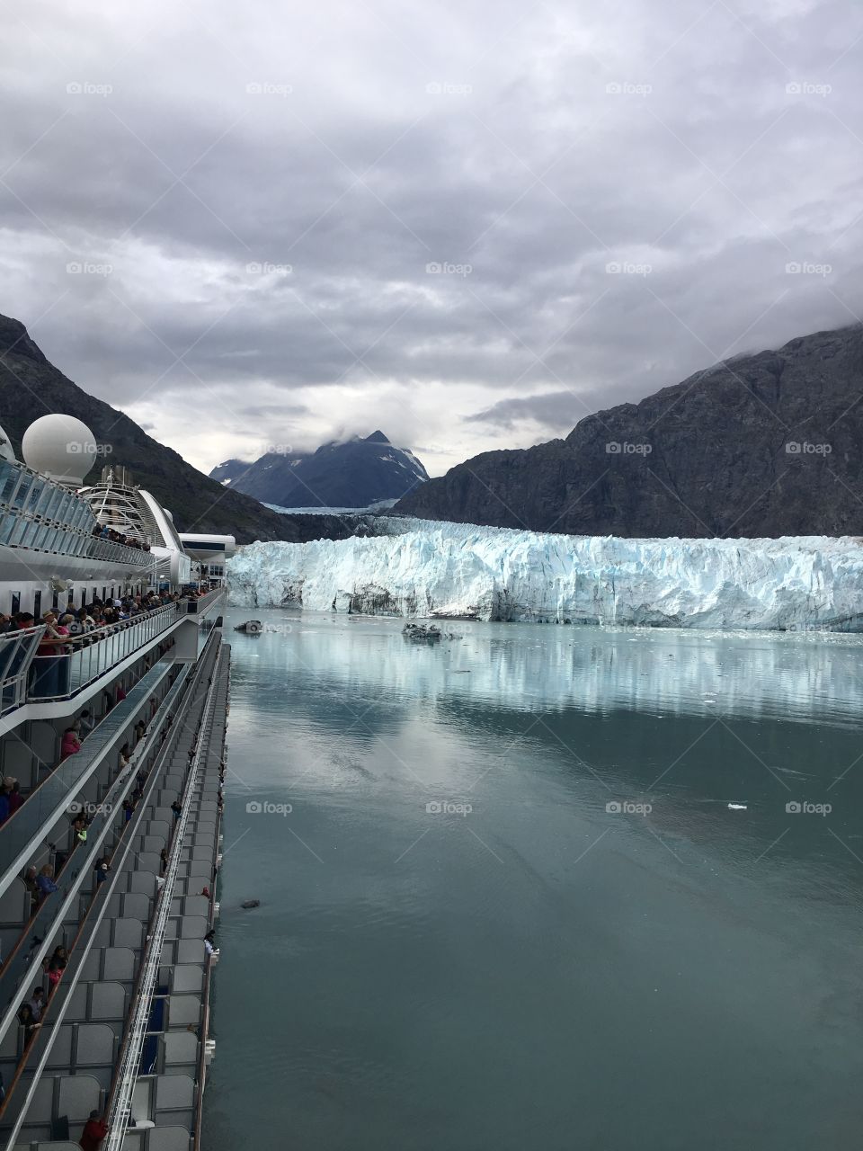Glacier from a cruise ship