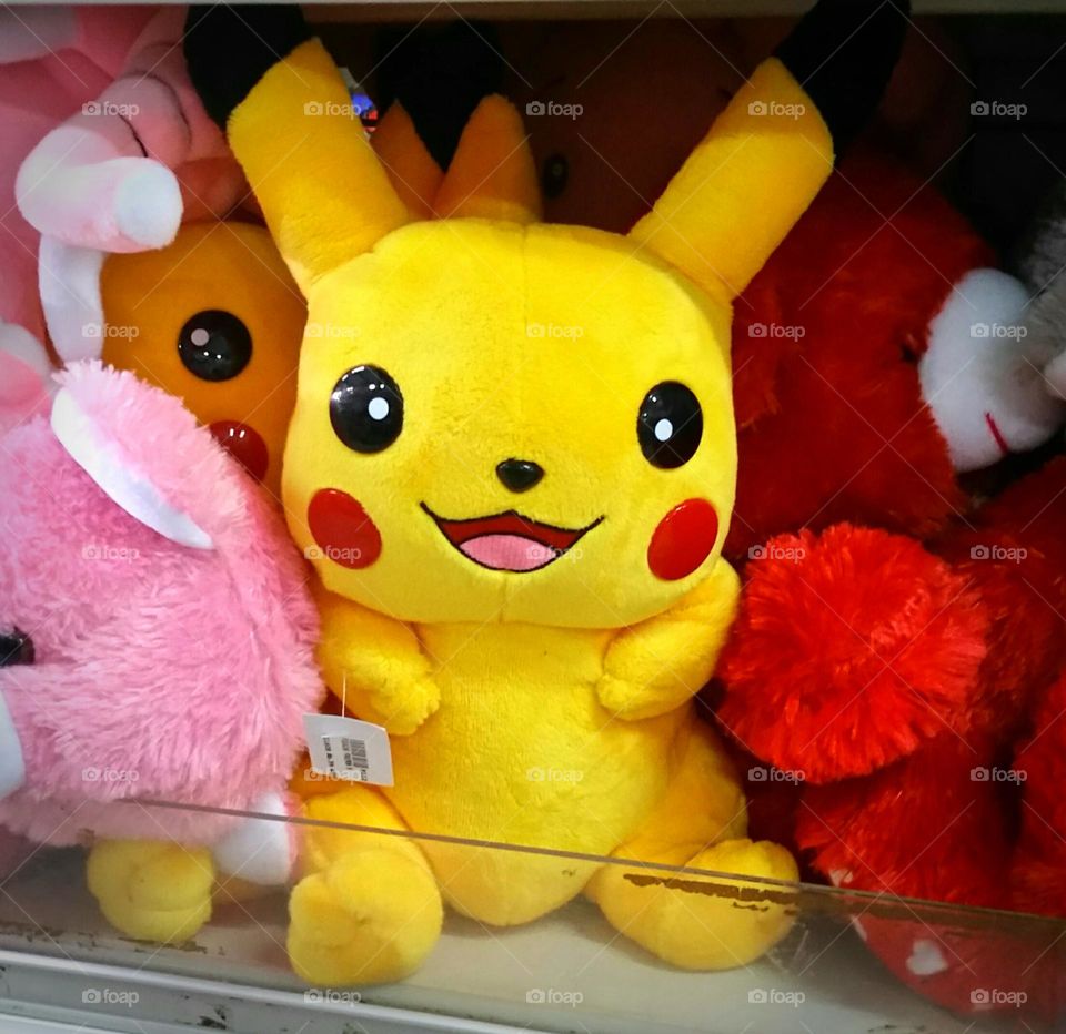Pokemon in a store