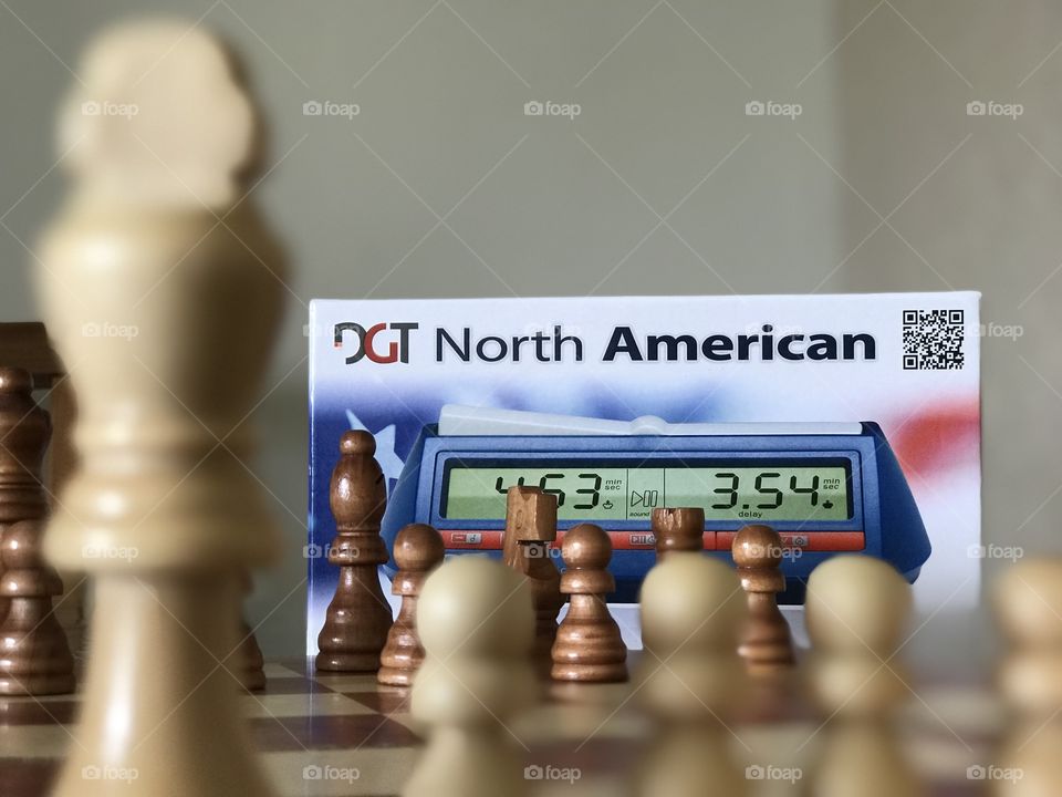North american dgt clock for chess and other games.