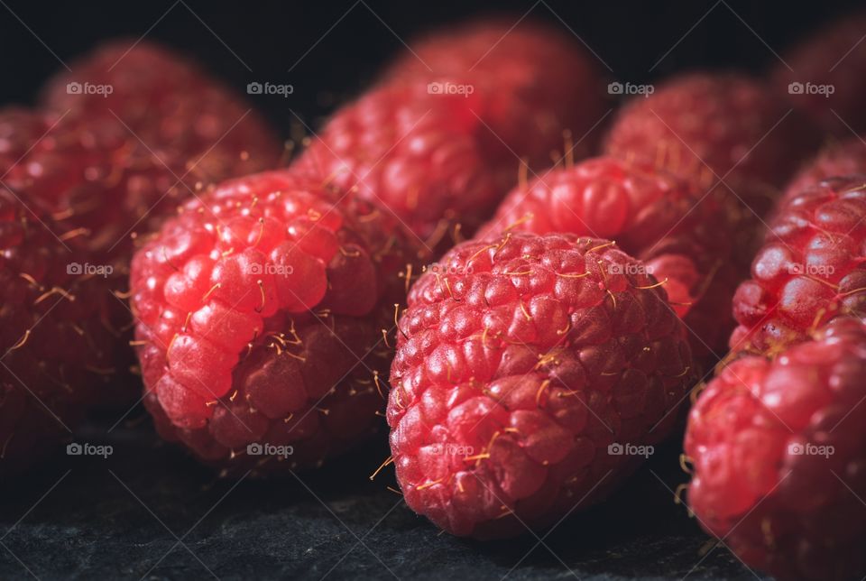 Close-up of raspberry