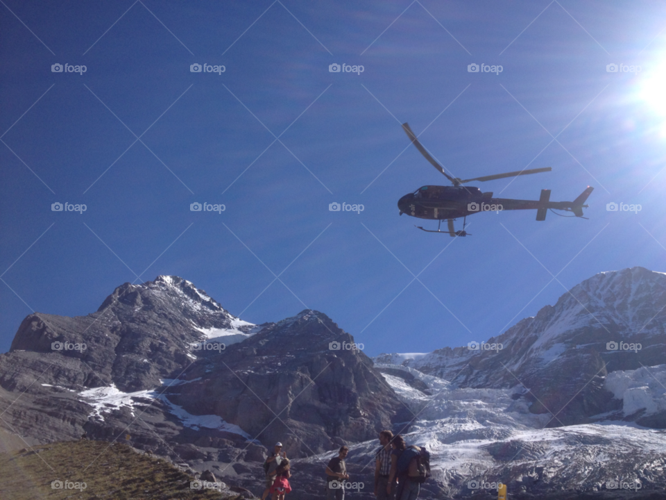 helicopter mountain rescue alps marathon swiss alps by pixy