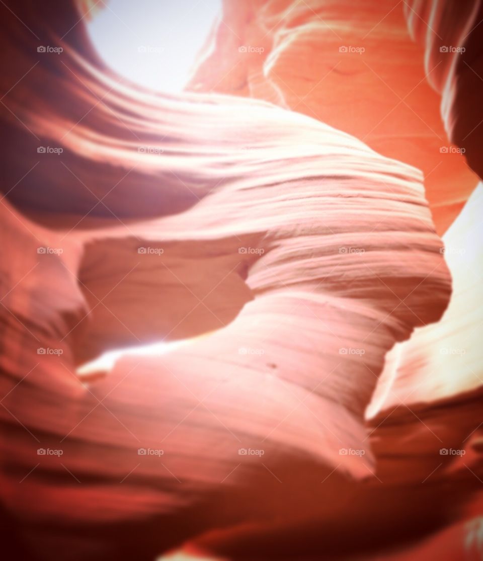 Hair in the wind, Antelope canyon 