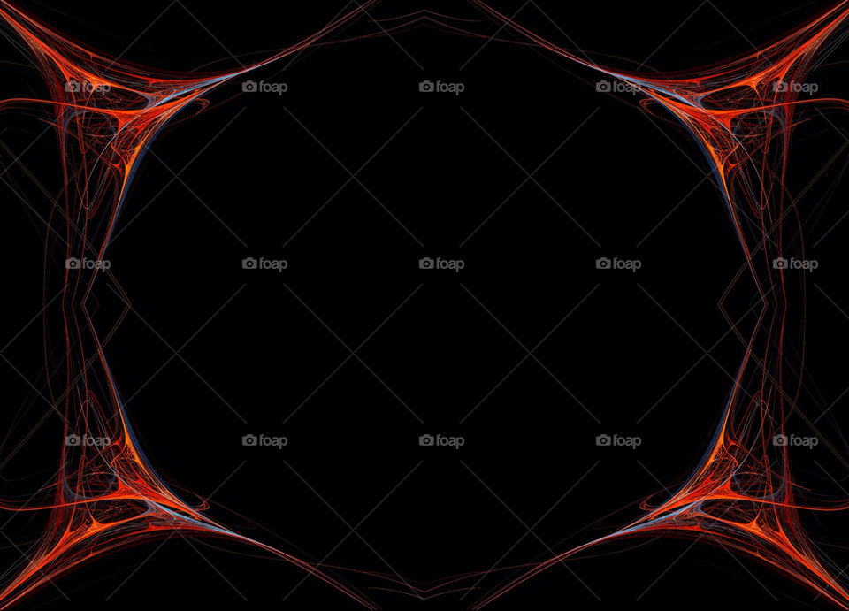 Fractal red frame