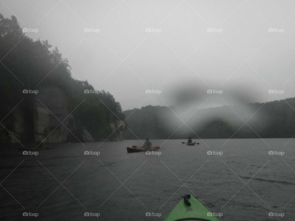 Fog, Mist, Water, Landscape, Lake