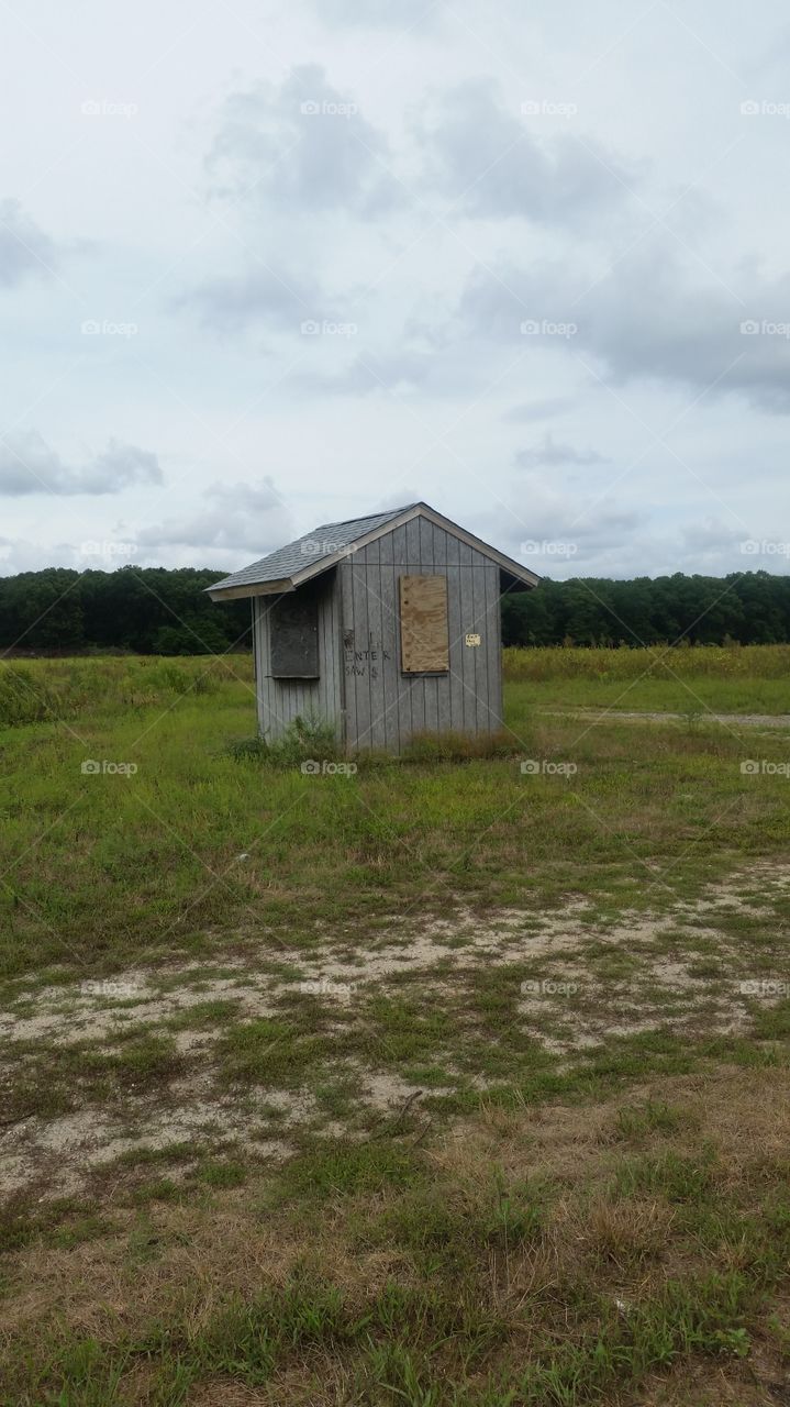 Cabin, cloudy, sky , building 