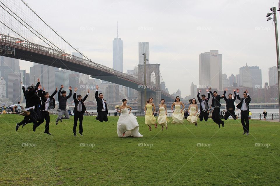 Wedding jump 