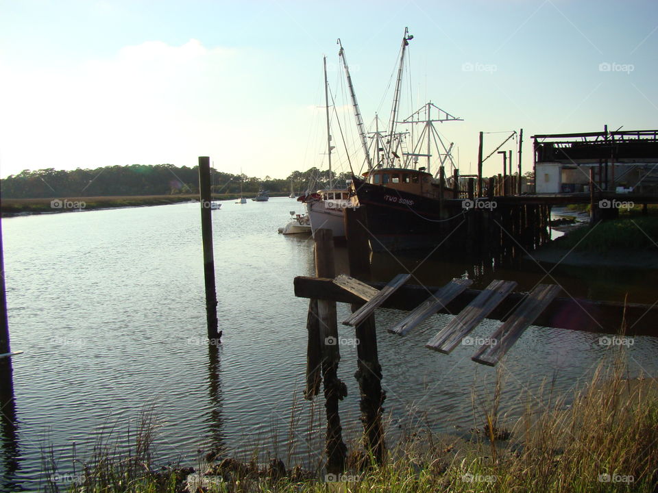 Wilmington Island Shrimp Dock 2008
