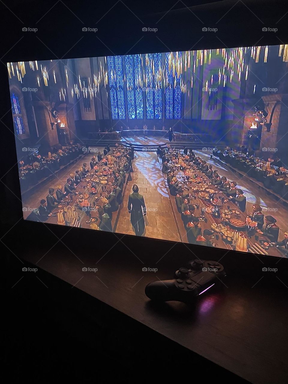 Playing an amazing game “Hogwarts Legacy” 