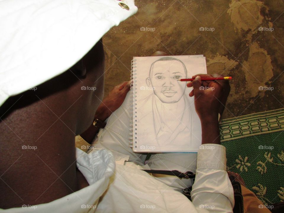 drawing portrait