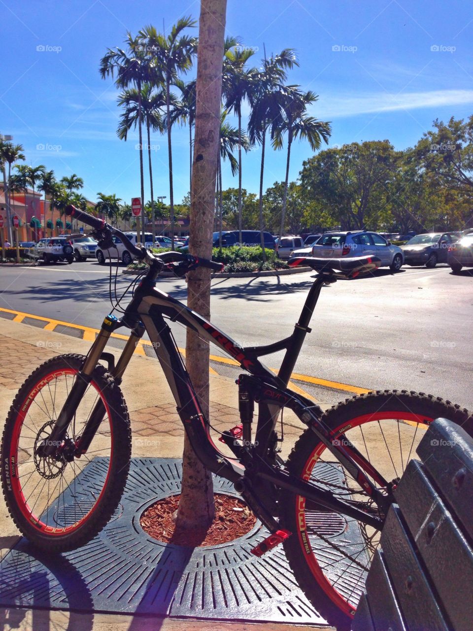 Bike parked