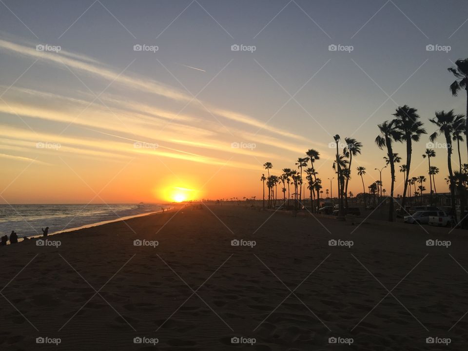 Sunset in California 