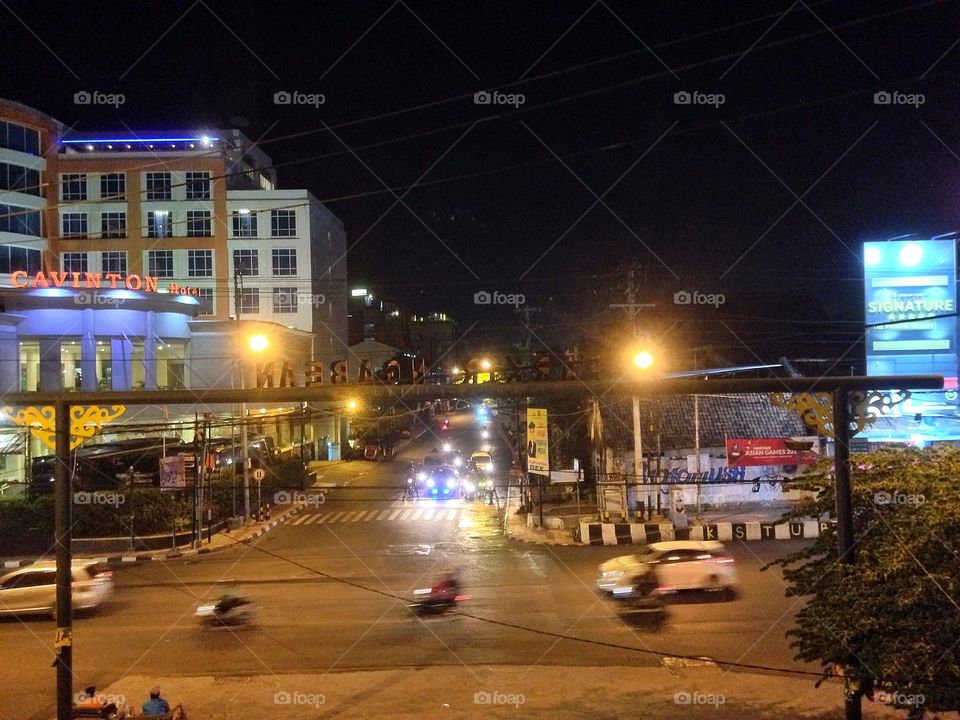 Trying to photograph traffic at night