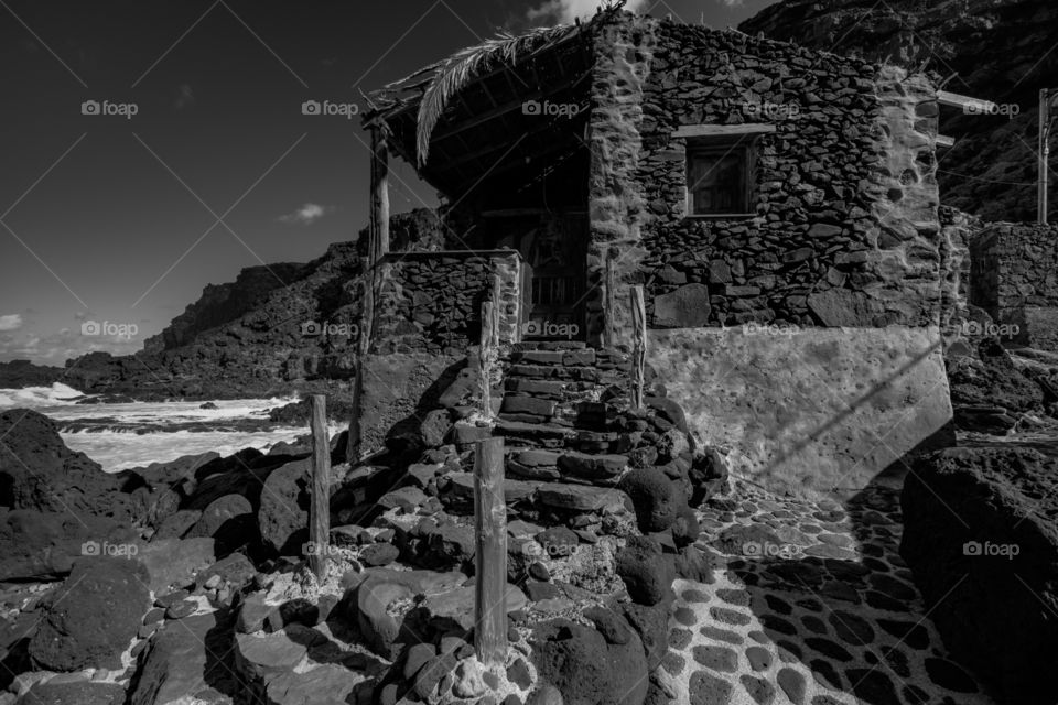 Fishing village Pozo de las Calcosas, El Hierro, Canary Islands.