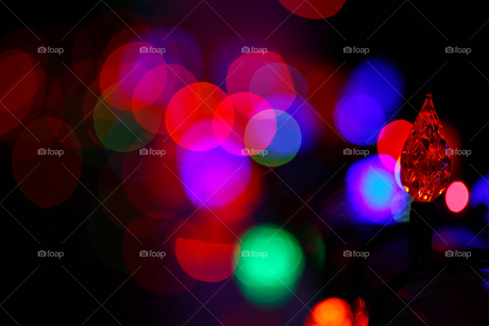 Abstract Christmas Lights