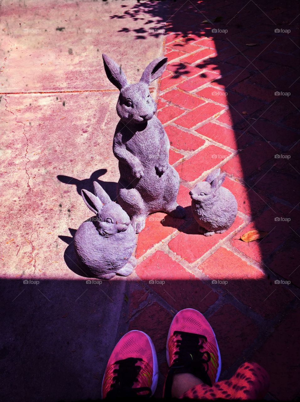 Rabbits sculptures 