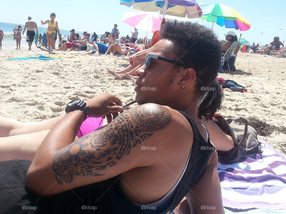 Beach, People, Seashore, Woman, Sea