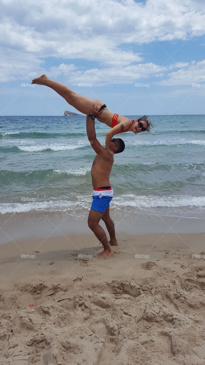 Beach#pose#balance#training#summer