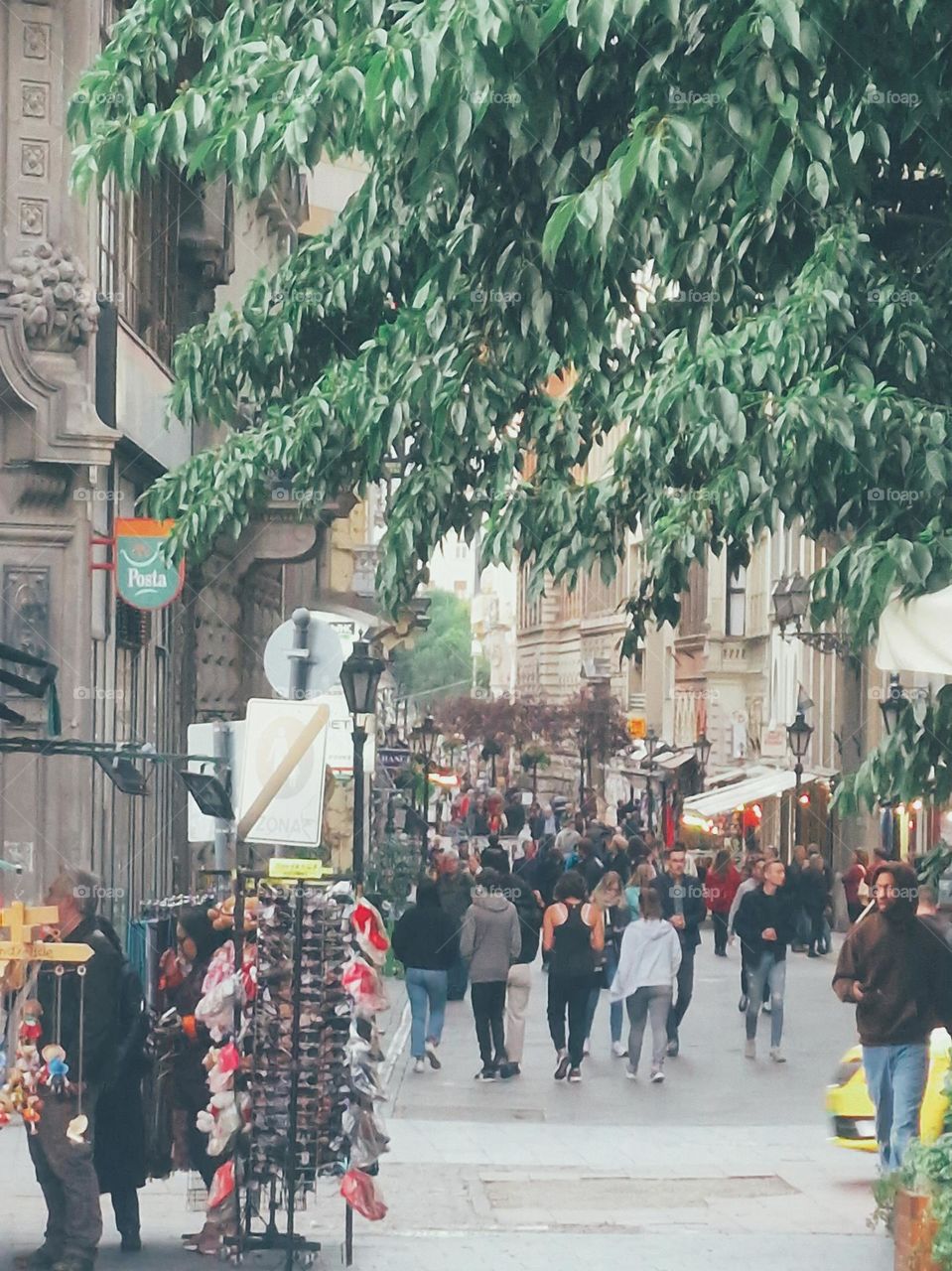 crowded street