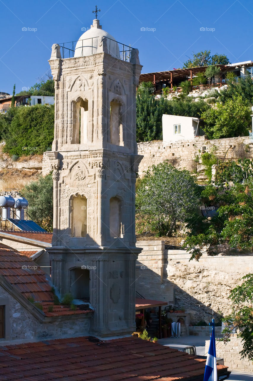 Church in a Mediterranean village