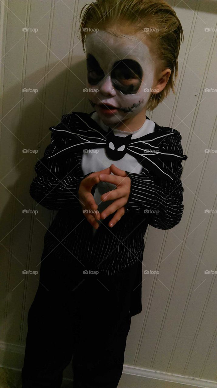 Little Jack Skellington Halloween Costume