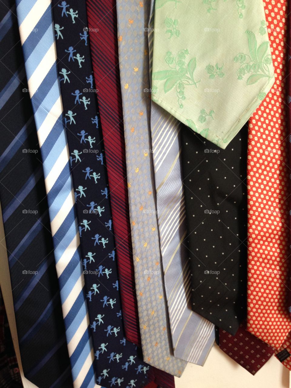 My husband's ties collection 