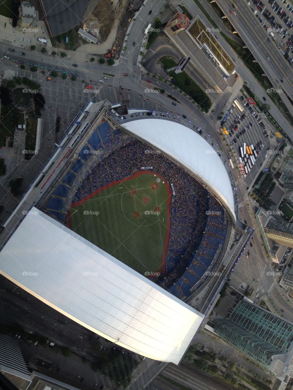 View of the Rogers Center from the CN Tower