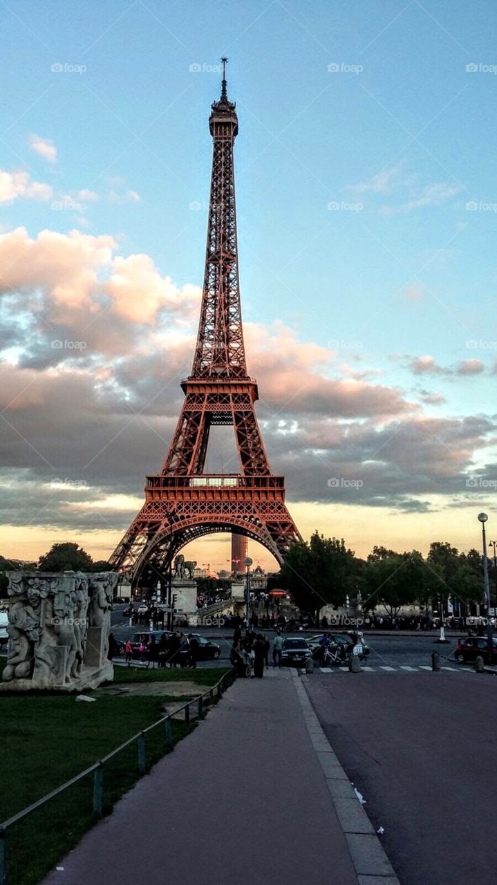 Paris by night, city of love 