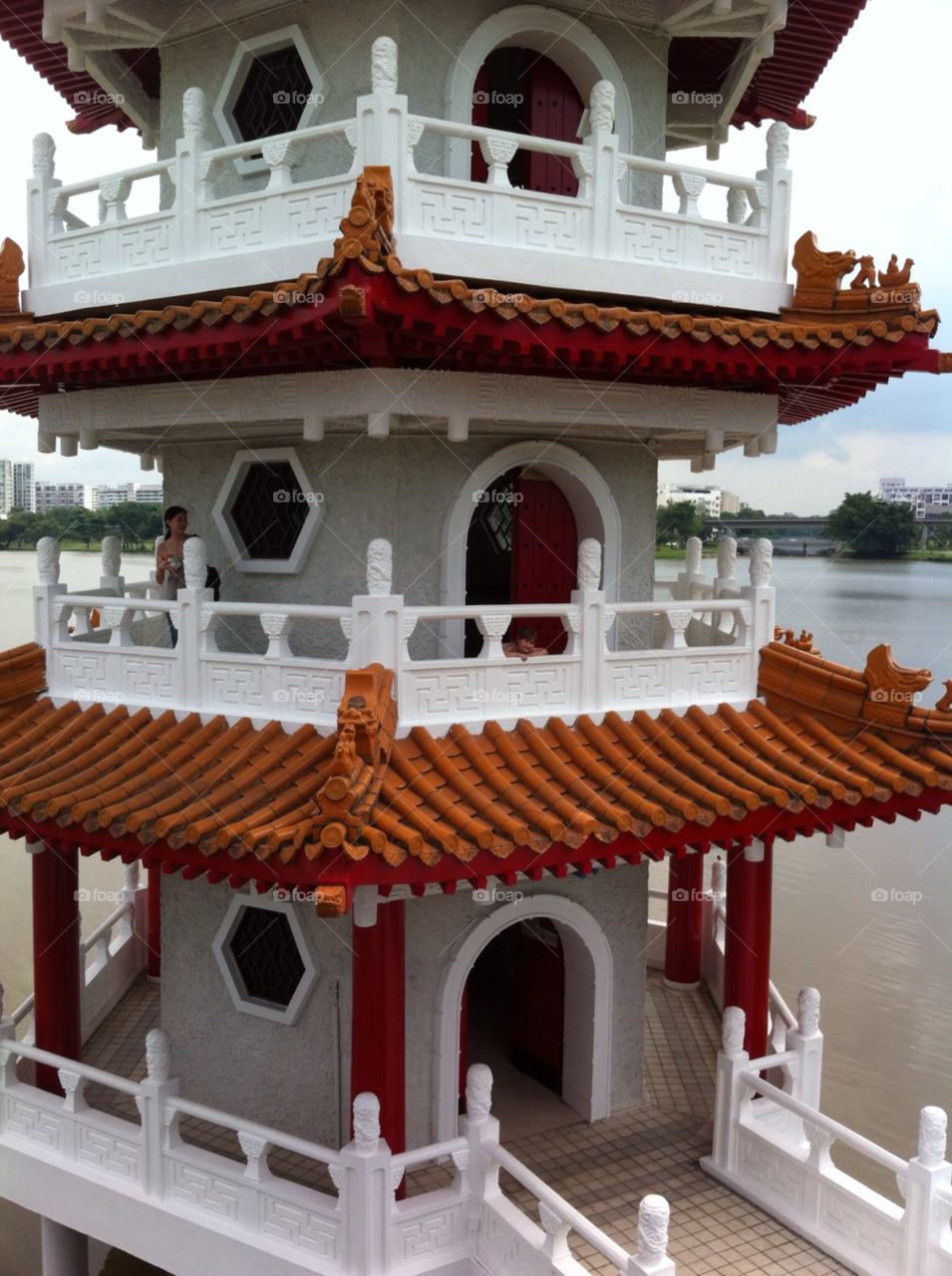 singapore architecture traditional pagoda by paulcowell