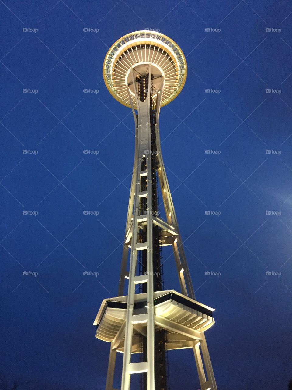 Space needle in Seattle 