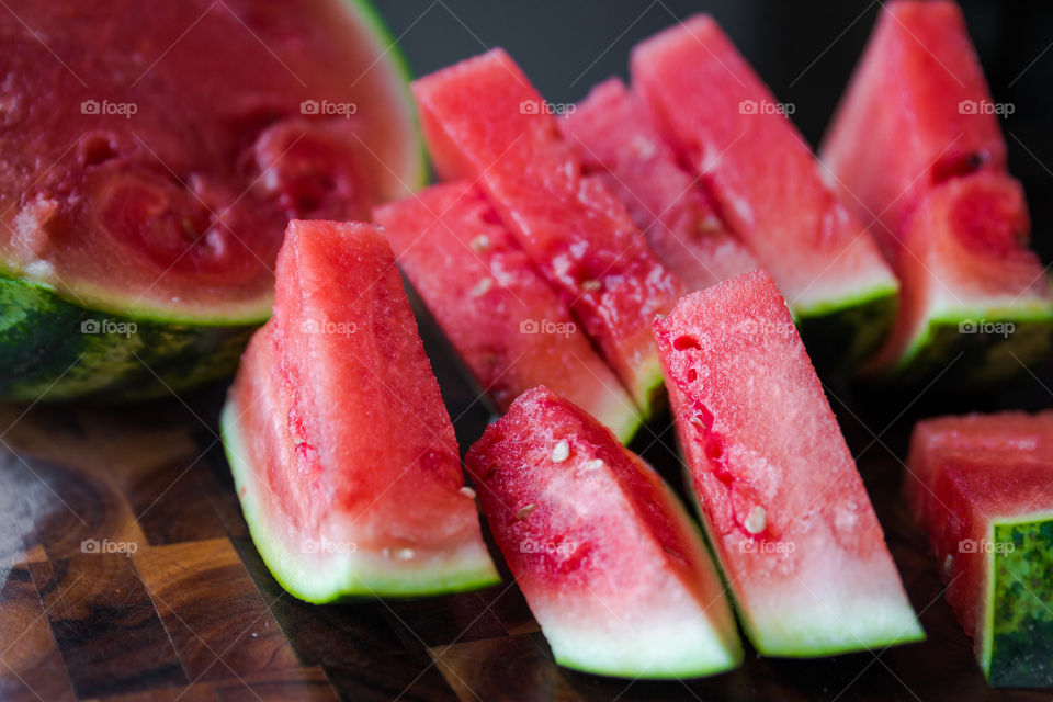 Sliced up Watermelon 