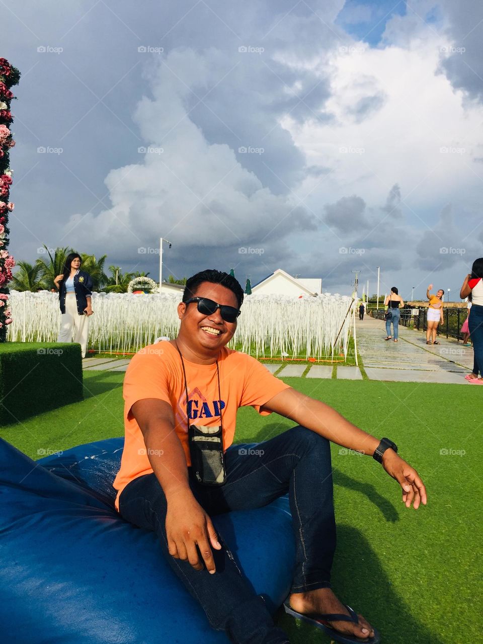 I can feel how happy he is with our family